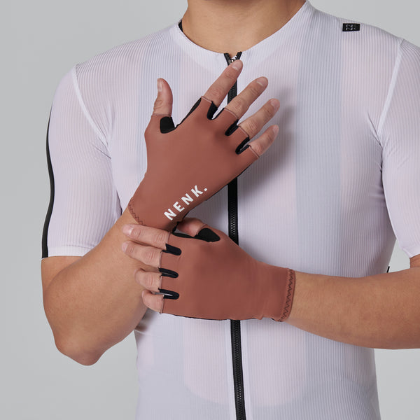 Cycling Plain Half Finger Gloves CUAPRO736D-1A