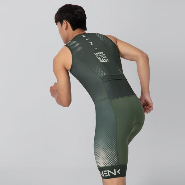 Custom Mens Sleeveless Triathlon Skin Suit TMS002A-2A