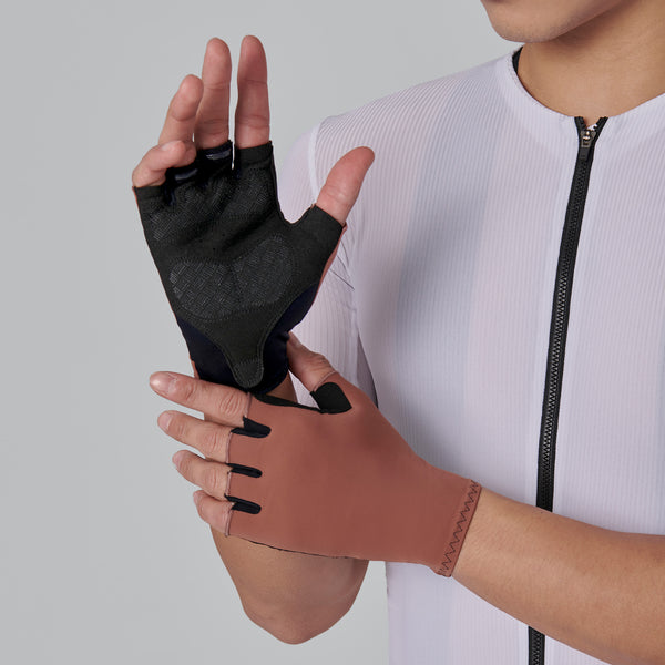 Cycling Plain Half Finger Gloves CUAPRO736D-1A