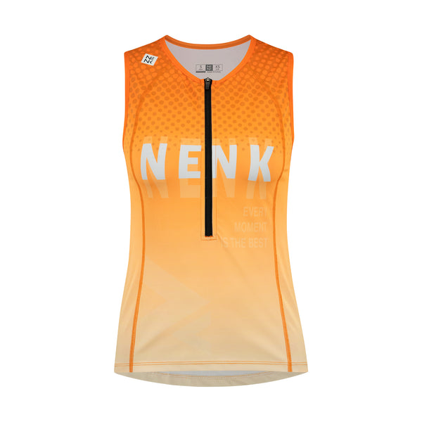 Custom Womens Sleeveless Triathlon Tops Singlet TWT23003A-2B
