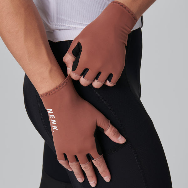 Cycling Plain Half Finger Gloves CUAPRO736D-1A