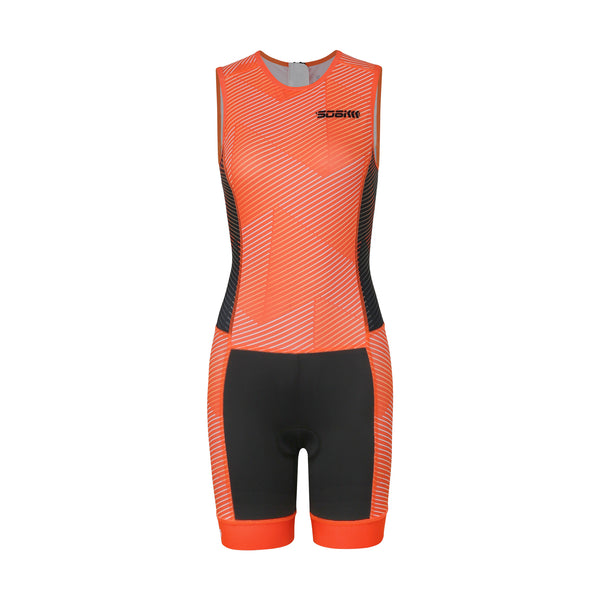 Custom Women Sleeveless Triathlon Suits Clothing TWS102B