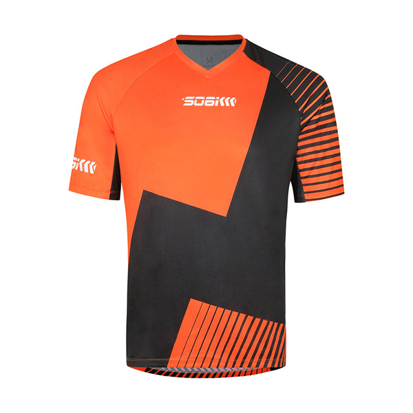 Custom Mens Short Sleeve MTB Jersey CMMT001B
