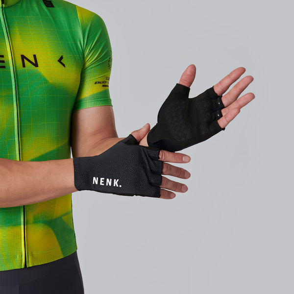 Cycling Plain Half Finger Gloves CUAPRO736D-1A