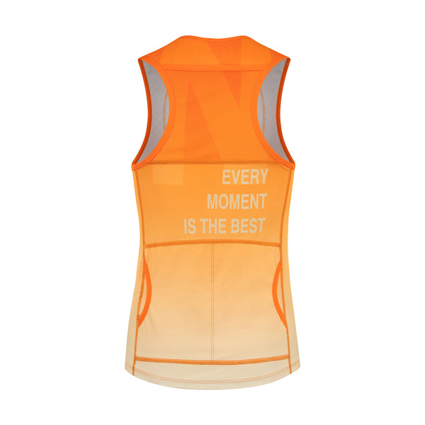 Custom Womens Sleeveless Triathlon Tops Singlet TWT23003A-2B