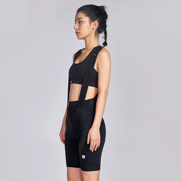 Women’s Zippered Cycling Bib Shorts CWBPRO712A-1A