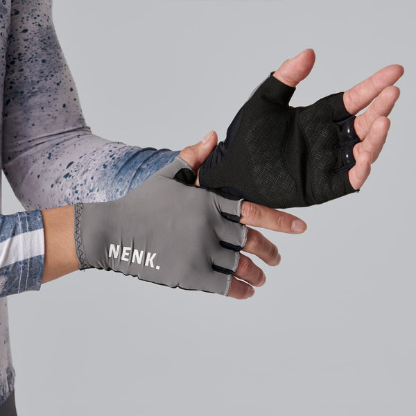 Cycling Plain Half Finger Gloves CUAPRO736D-1A