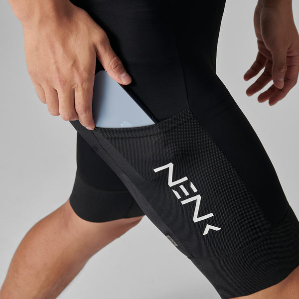 Men’s Cargo One-Piece Reflective Bib Shorts CMBPRO712E-3D