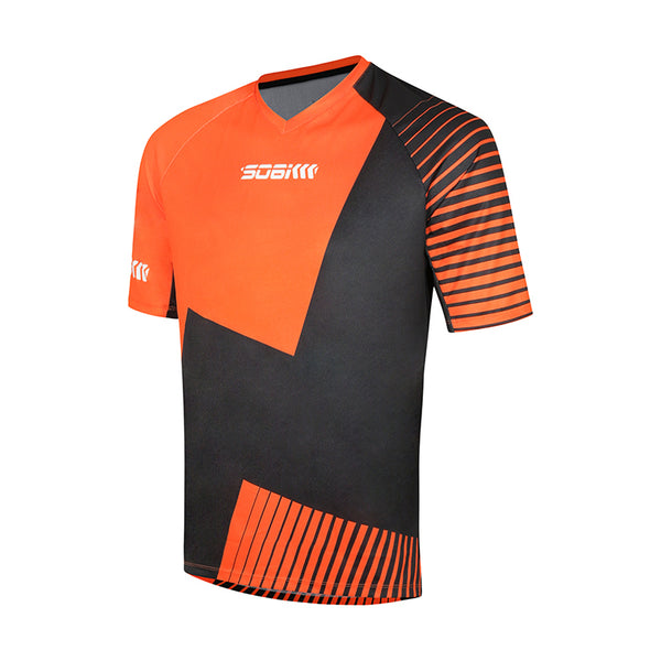 Custom Mens Short Sleeve MTB Jersey CMMT001B