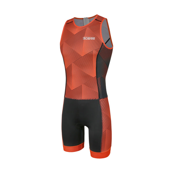 Custom Mens ITU Sleeveless Triathlon Skinsuit TMS101A