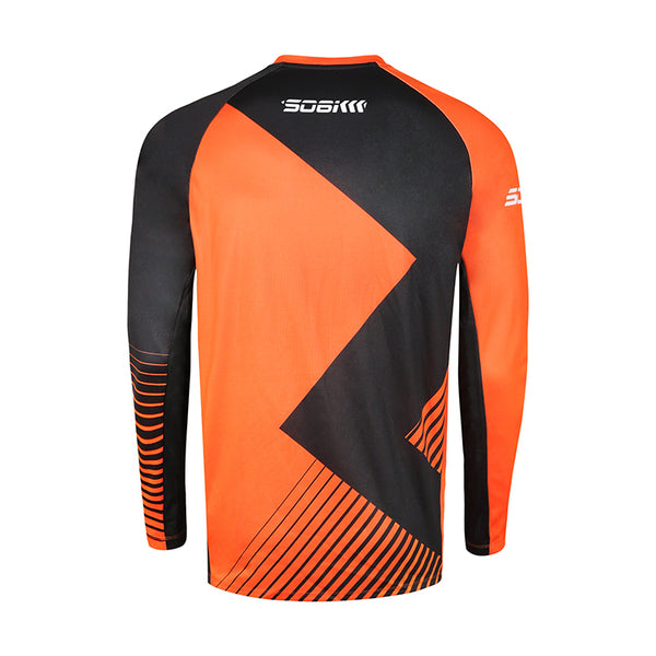 Custom Mens Long Sleeve Mountain Bike Jersey CMMT003B