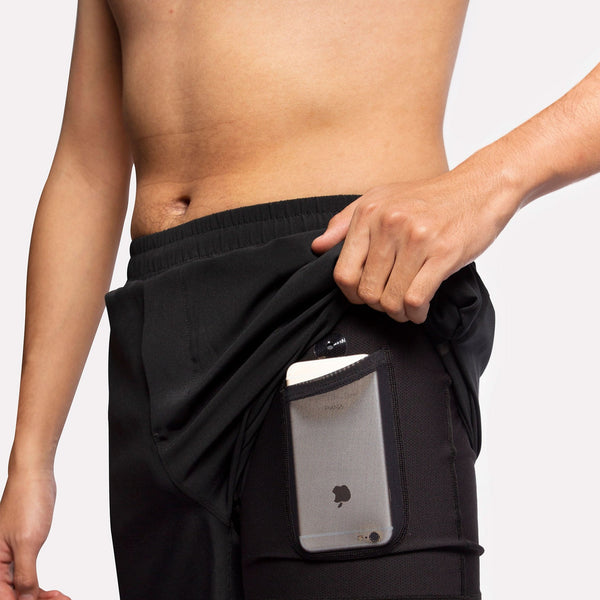 Men’s 2 in 1 Sports Short W-RMB20109A-1