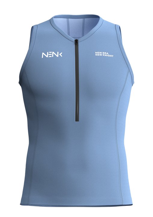 Custom Mens Sleeveless Triathlon Tops Singlet TMT003A-1B