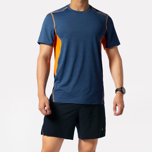 Men's Run Short Sleeve Shirt W-RMT20004E-1B