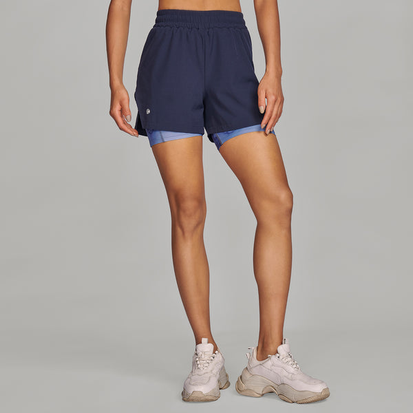 Women's Sport 2 IN 1 Short W-RWB21104D-1