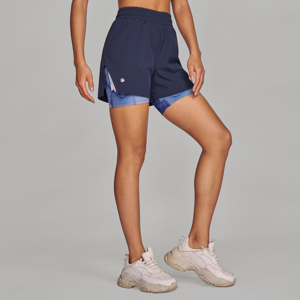 Women's Sport 2 IN 1 Short W-RWB21104D-1