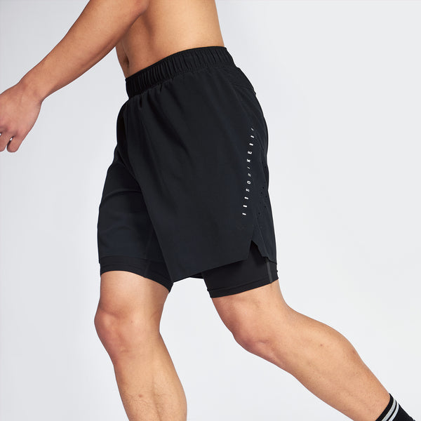 Men's sports 2 in 1 shorts W-RMB20106A-1
