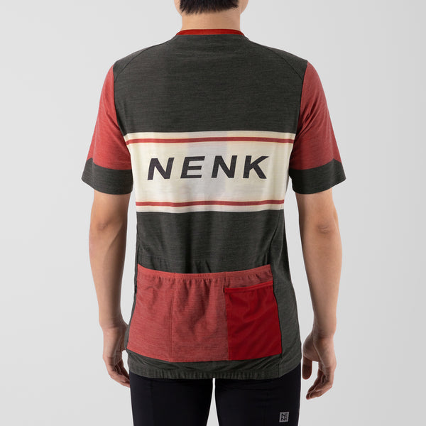 Men’s Cycling Gravel Wool HS Jersey CGMT22-GEB22