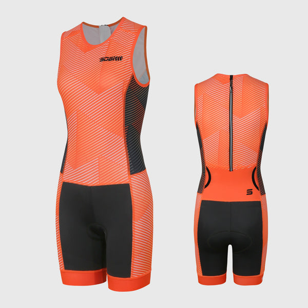 Custom Women Sleeveless Triathlon Suits Clothing TWS102B