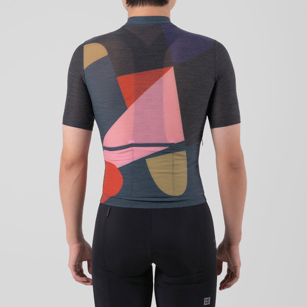 Men's Cycling Wool SS Jersey SMMT004D-1