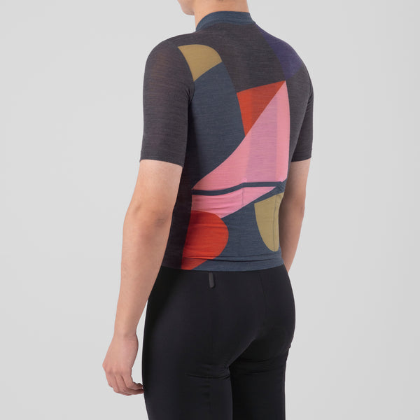 Men's Cycling Wool SS Jersey SMMT004D-1