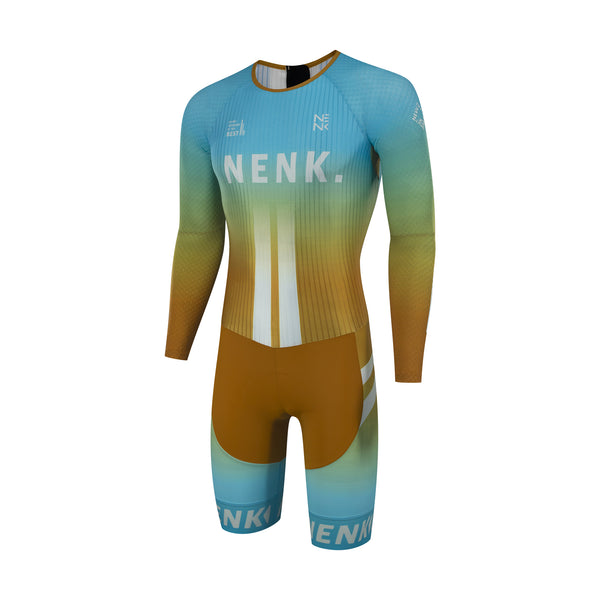 Men's PRO Back zipper LS TT Skinsuit W-CMS2271E-3A