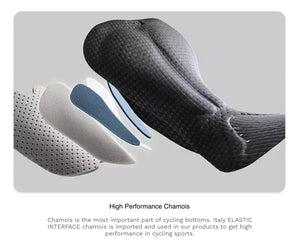 High Performance Chamois
Chamois is the most important part of cycling bottoms. Italy ELASTIC INTERFACE chamois is imported and used in our products to get high performance in cycling sports.