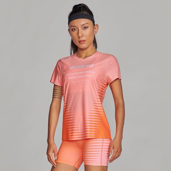 Women's Run Short Sleeve Shirt W-RWT21004A-3A